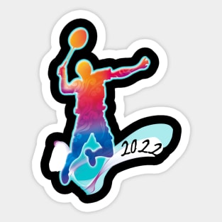 Badminton Sticker